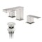 Kibi Cube Bathroom Sink 8 Widespread Faucet with Drain Assembly, Brushed Nickle KBF1024BN - alternate 5